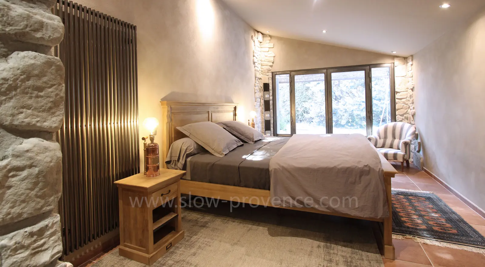 Chambre parentale avec terrasse