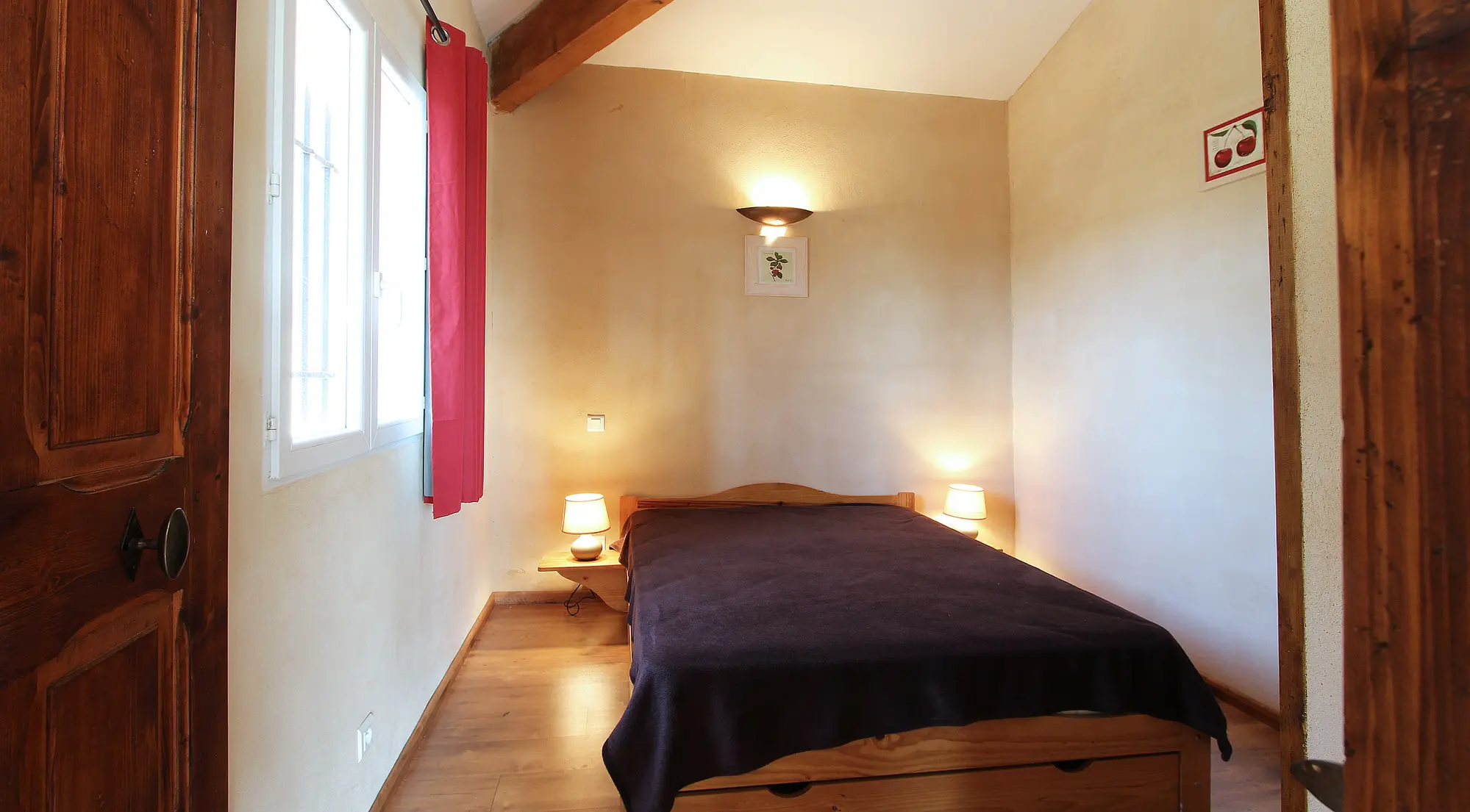 Chambre 1 : lit double 140x190