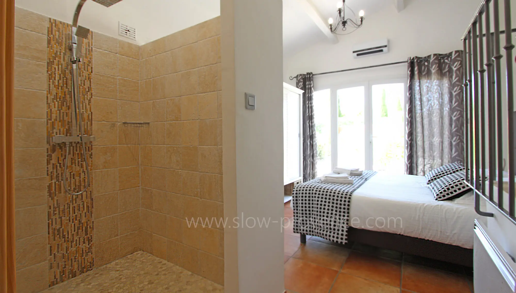 Salle de douche privative