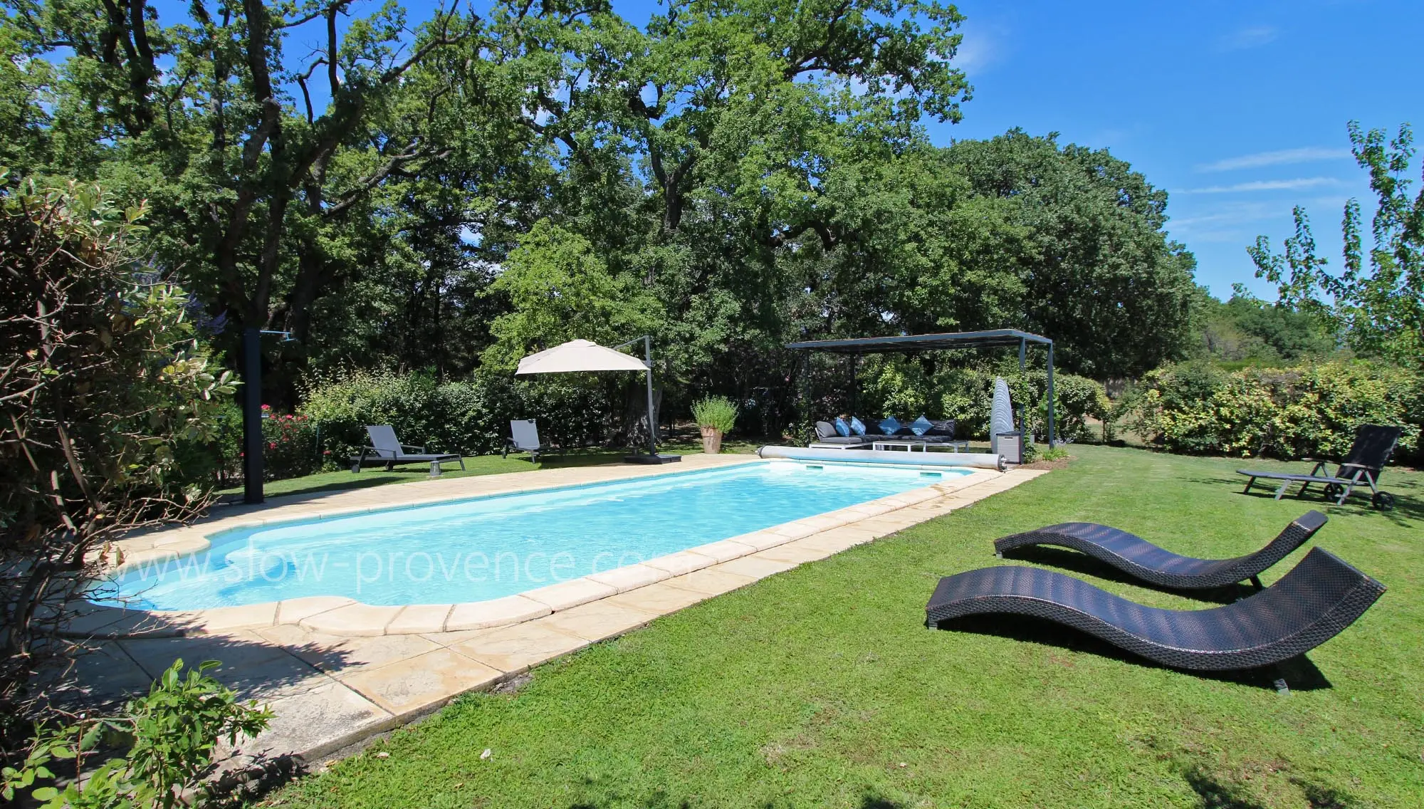 Fully equipped pool area