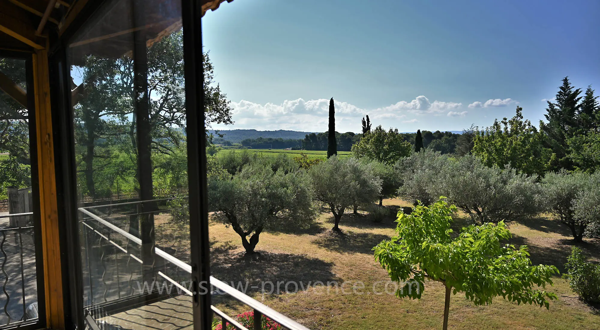 Blick aus dem Obergeschoss